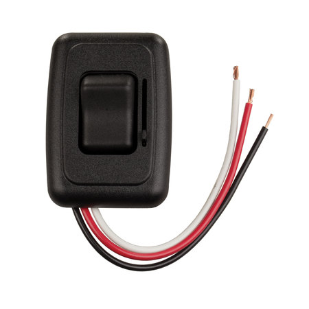 JR PRODUCTS JR Products 05-12315 LED Side Slide Dimmer Switch - Black 05-12315